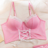 Uniform Apron Lace Four-piece Set