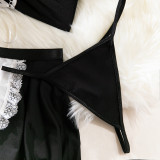 Uniform Apron Lace Four-piece Set