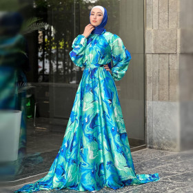 Pure and Beautiful Printed Long Skirt