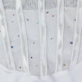 Sparkly Sequin Long-sleeved Jumpsuit