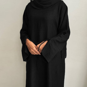 Dubai Turkish Solid Color Casual Robe