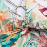 Retro Print Swimsuit Set
