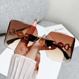 Large Square Frame UV Protection Sunglasses