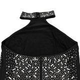 Hot Diamond Sleeveless Backless Sexy Arm-wrapped Dress