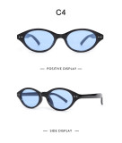 Oval Small Frame Rice Stud Glasses