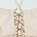 Sexy Ripped and Slim Fit Two-piece Nightclub Suit