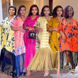 Loose Casual Fringed Dress