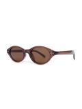 Oval Small Frame Rice Stud Glasses