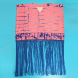 Loose Casual Fringed Dress