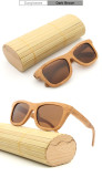 Coated Full Bamboo Polarized Sunglasses