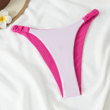 Bikini Swimsuit Split Swimsuit Solid Color