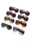 Pilot T-shaped Large Frame Toad Sunglasses