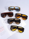 Pilot T-shaped Large Frame Toad Sunglasses