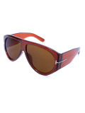 Pilot T-shaped Large Frame Toad Sunglasses