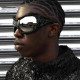 Handmade Glue Colored Mercury Mirror Temperament Sunglasses