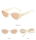 Small Frame Rhombus Colored Sunglasses UV400 Sunglasses