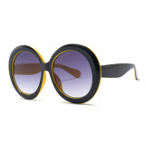 Large Round Frame Sunglasses