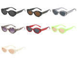 Small Frame Rhombus Colored Sunglasses UV400 Sunglasses