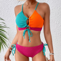 Bikini Split Hollow Strap Swimsuit