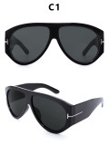 Pilot T-shaped Large Frame Toad Sunglasses