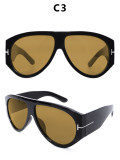 Pilot T-shaped Large Frame Toad Sunglasses