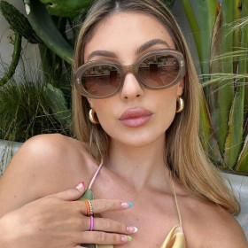 Oval Retro Sunglasses