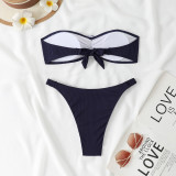 Bikini Swimsuit Split Swimsuit Solid Color
