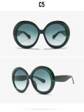 Large Round Frame Sunglasses