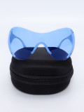 Y2K Technology Futuristic Sunglasses with Box