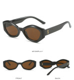Small Frame Rhombus Colored Sunglasses UV400 Sunglasses