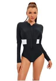 Long Sleeve Printed Sports Surf Suit