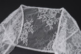 Lace Style Waist-cinching French Long Skirt