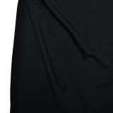Backless High Slit Dress