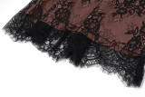 Lace Style Waist-cinching French Long Skirt