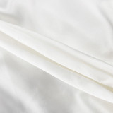 Pleated Skirt Is Thin Satin High Waist Skirt