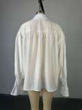 Loose Lamp Lantern Sleeve Long -sleeved Shirt