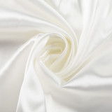 Pleated Skirt Is Thin Satin High Waist Skirt