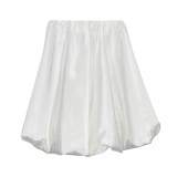 Pleated Skirt Is Thin Satin High Waist Skirt