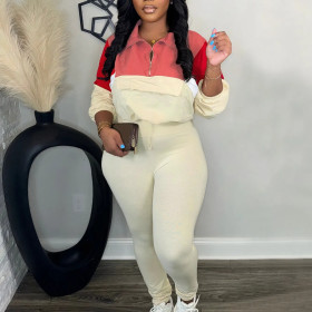 Two Pieces of Two -piece Sports Sweater Tight Pants Sports