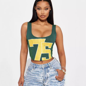 Lapse -back Short Vest Top