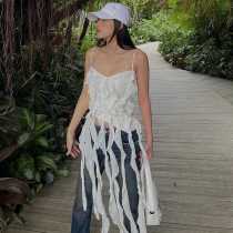 Lotus Leaf Flowing Strands of Small Vest