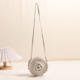Hand-crocheted Round Crossbody Cotton Thread Braided Bag