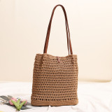 Tassel Straw Weaving Bag Vacation Style Beach Bag