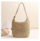 Flavous Grass Bag Editing Woven Bag on the Sea Resort Beach Bag