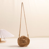 Hand-crocheted Round Crossbody Cotton Thread Braided Bag