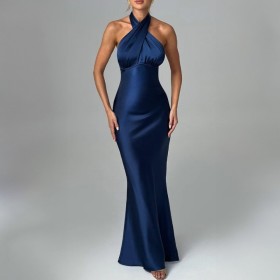 Backless Sleeveless Dress Elegant Dress