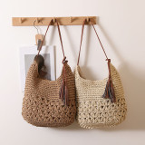 Flavous Grass Bag Editing Woven Bag on the Sea Resort Beach Bag