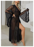 Sexy Net Gown Pajamas Seduce Sexy Underwear Cardigan Pajamas