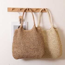 Casual One Shoulder Braided Bag Vacation Beach Bag