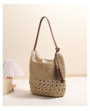 Flavous Grass Bag Editing Woven Bag on the Sea Resort Beach Bag